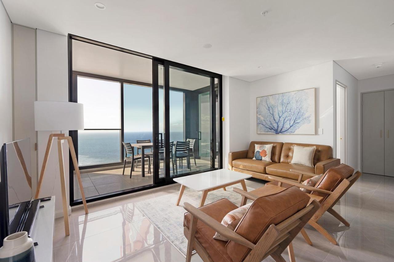 Sea View Beachfront Apartment In Surfers Голд-Кост Экстерьер фото